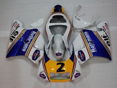 Weiß Blau Gelb Honda NSR 250 MC28 P4 94-96 Verkleidungen