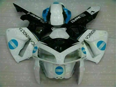 Weiß Blau Honda CBR 600 RR 05-06 Verkleidungen