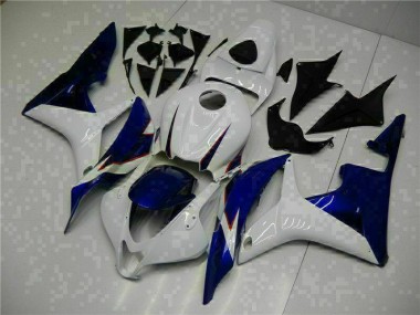 Weiß Blau Honda CBR 600 RR 07-08 Verkleidungen