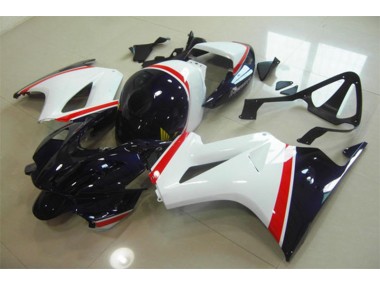 Weiß Blau Honda VFR 800 02-13 Verkleidungen