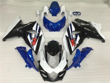Weiß Blau Schwarz Suzuki GSXR 1000 K9 09-16 Verkleidung