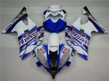 Weiß Blau Sterilgarda Volvo Yamaha R6 08-16 Verkleidungen