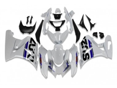 Weiß Blau Suzuki GSXR 1000 17-23 Verkleidungen