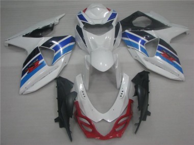 Weiß Blau Suzuki GSXR 1000 K9 09-16 Verkleidungen