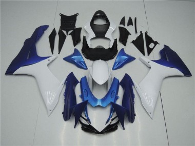 Weiß Blau Suzuki GSXR 600 / 750 K11 11-24 Verkleidungen