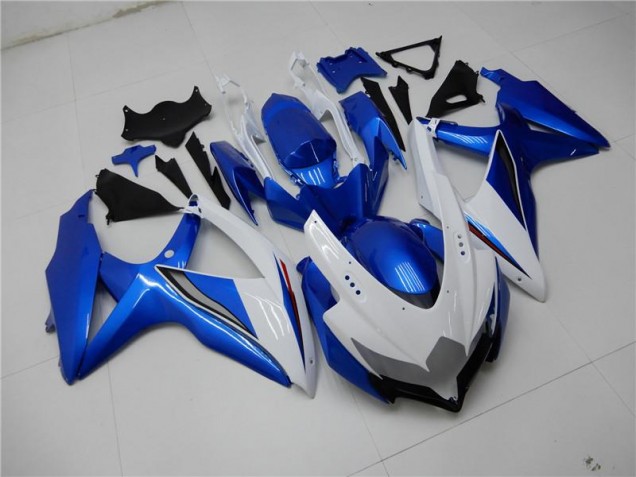 Weiß Blau Suzuki GSXR 600 / 750 K8 08-10 Verkleidung