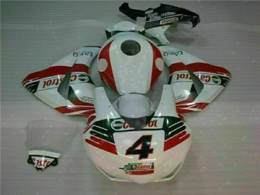 Weiß Castrol 4 Honda CBR 1000 RR 08-11 Verkleidungen