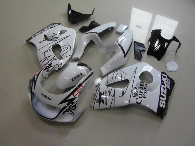 Weiß Corona Suzuki GSXR 600 96-00 Verkleidungen Weiß Corona Suzuki GSXR 600 96-00 Verkleidungen