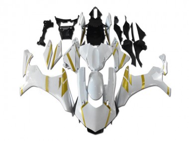 Weiß Gold Yamaha R1 15-19 Verkleidungen