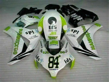 Weiß Grün Hannspree 84 Honda CBR 1000 RR 08-11 Verkleidungen