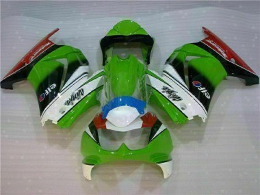 Weiß Grün Schwarz Ninja Kawasaki EX250 08-12 Verkleidungen