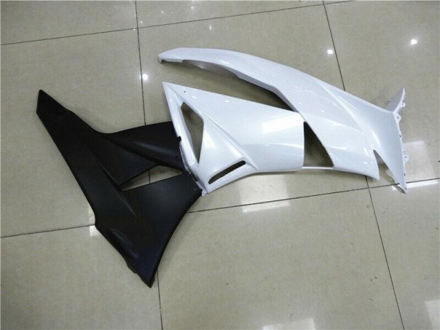 Weiß Kawasaki ZX6R 09-12 Verkleidungen