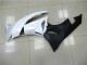 Weiß Kawasaki ZX6R 09-12 Verkleidungen