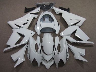 Weiß Ninja Kawasaki ZX10R 03-05 Verkleidungen