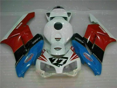 Weiß Rot 77 Honda CBR 1000 RR 04-05 Verkleidungen