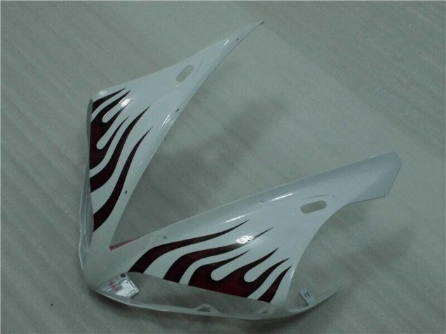 Weiß Rot Flamme Yamaha R1 04-06 Verkleidungen Weiß Rot Flamme Yamaha R1 04-06 Verkleidungen