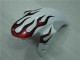 Weiß Rot Flamme Yamaha R1 04-06 Verkleidungen Weiß Rot Flamme Yamaha R1 04-06 Verkleidungen