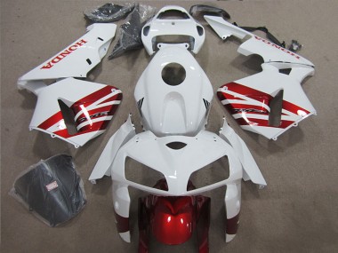 Weiß Rot Honda CBR 600 RR 05-06 Verkleidungen