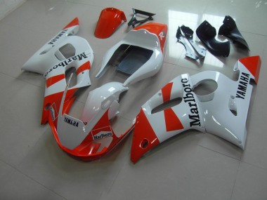 Weiß Rot Marlboro Yamaha R6 98-02 Verkleidungen