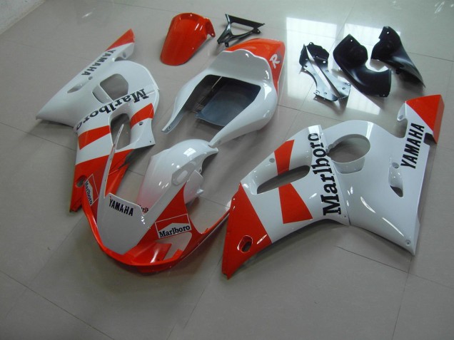 Weiß Rot Marlboro Yamaha R6 98-02 Verkleidungen