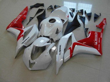 Weiß Rot Rennen Version Honda CBR 600 RR 07-08 Verkleidungen