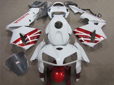 Weiß Rot Schwarz Honda CBR 1000 RR 04-05 Verkleidung