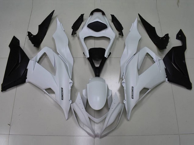 Weiß Schwarz 636 Kawasaki ZX6R 13-18 Verkleidungen