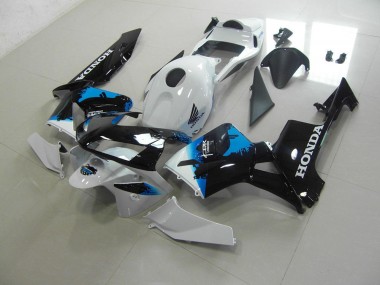 Weiß Schwarz Blau Honda CBR 600 RR 03-04 Verkleidung