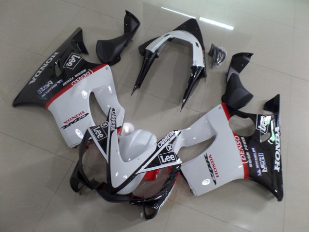 Weiß Schwarz Carrera Lee Honda CBR 600 F4i 01-03 Verkleidungen