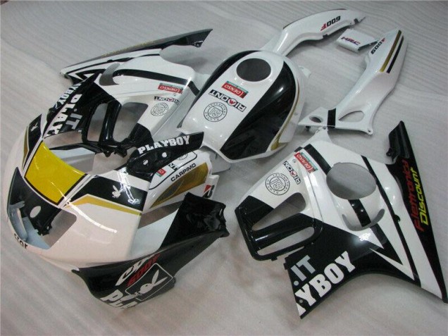 Weiß Schwarz Playboy Honda CBR 600 F3 95-98 Verkleidungen Weiß Schwarz Playboy Honda CBR 600 F3 95-98 Verkleidungen
