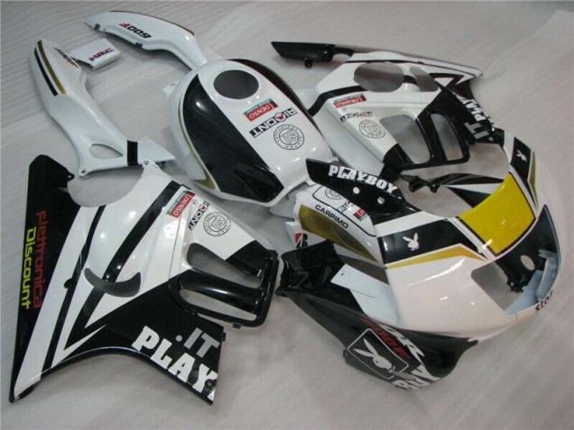 Weiß Schwarz Playboy Honda CBR 600 F3 95-98 Verkleidungen Weiß Schwarz Playboy Honda CBR 600 F3 95-98 Verkleidungen