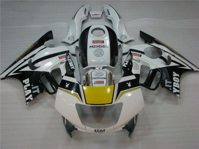 Weiß Schwarz Playboy Honda CBR 600 F3 95-98 Verkleidungen Weiß Schwarz Playboy Honda CBR 600 F3 95-98 Verkleidungen