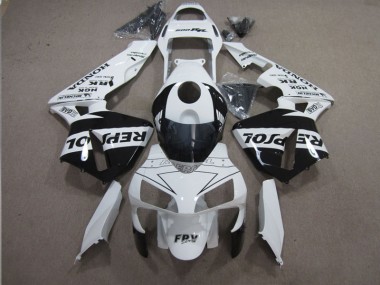 Weiß Schwarz Repsol Honda CBR 600 RR 03-04 Verkleidungen