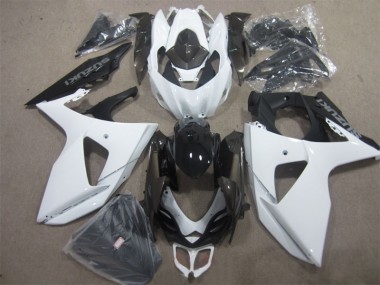 Weiß Schwarz Suzuki GSXR 1000 K9 09-16 Verkleidung