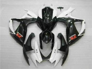 Weiß Schwarz Suzuki GSXR 600 / 750 K6 06-07 Verkleidung