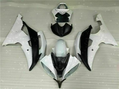 Weiß Schwarz Yamaha R6 08-16 Verkleidung & Plastik