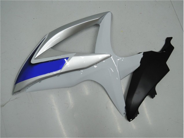Weiß Silber Blau Suzuki GSXR 600 / 750 K8 08-10 Verkleidungen