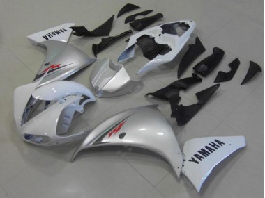 Weiß Silber Yamaha R1 12-14 Verkleidungen