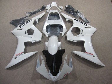 Weiß Yamaha R6 03-05 Verkleidung